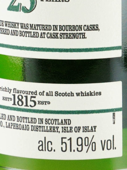Laphroaig 25 Years Old Cask Strength 2021 Release