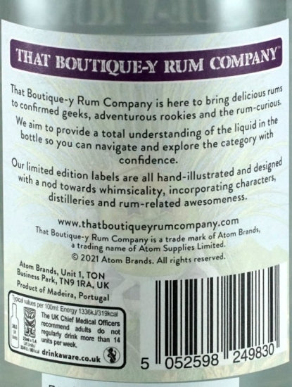 Boutique Rum Company Oleisigno Batch 2