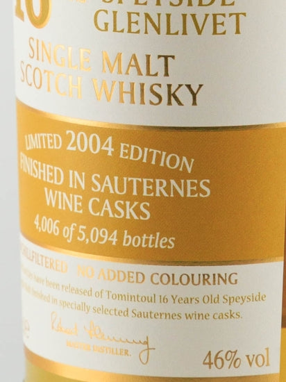 Tomintoul 16 Years Old 2004