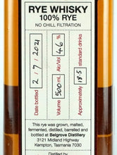 Load image into Gallery viewer, Belgrove Rye Whiskey