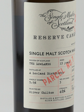 Load image into Gallery viewer, The Single Malts of Scotland Reserve Cask lowland 13 Years Old 2007