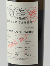 Load image into Gallery viewer, The Single Malts of Scotland Reserve Cask lowland 13 Years Old 2007