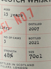 Load image into Gallery viewer, The Single Malts of Scotland Reserve Cask lowland 13 Years Old 2007
