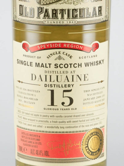 Old Particular Dailuaine 15 Years Old 2006