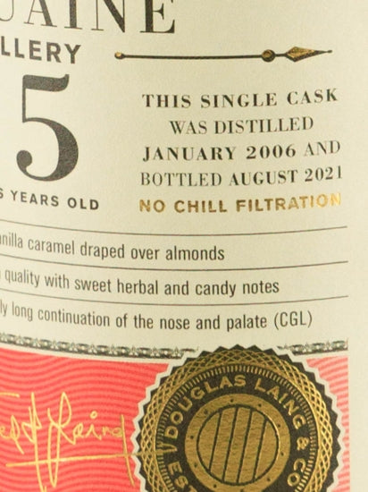 Old Particular Dailuaine 15 Years Old 2006