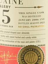 Load image into Gallery viewer, Old Particular Dailuaine 15 Years Old 2006