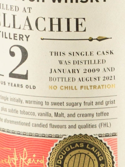 Old Particular Craigellachie 12 Years Old 2009