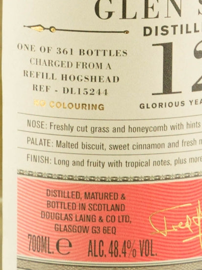 Old Particular Glen Spey 12 Years Old 2009