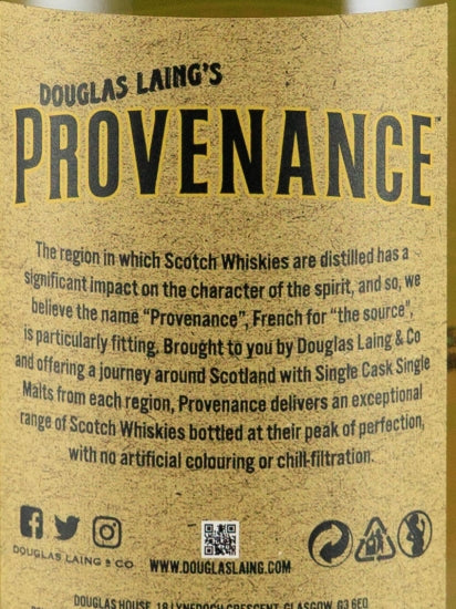Provenance Benrinnes 10 Years Old 2011