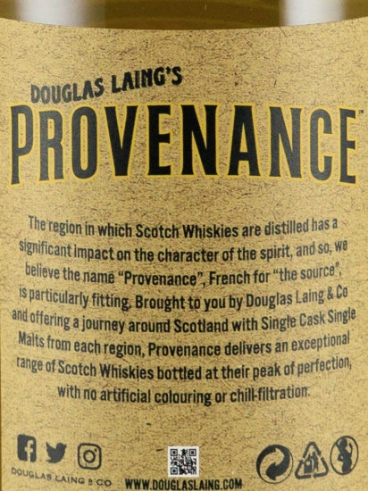 Provenance Dailuaine 8 Years Old 2013