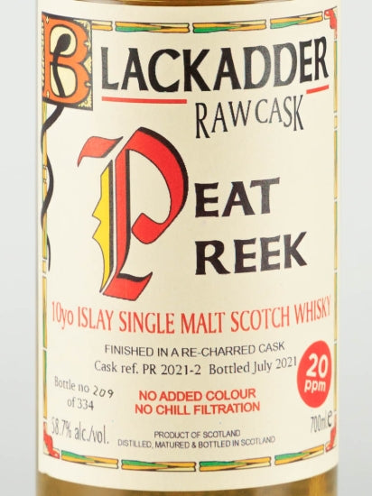 Black Adder Peat Reek 10 Years Old