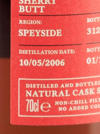 Celebration of the Cask Glenlossie 15 Years Old 2006