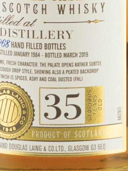 Extra Old Particular Caol Ila 35 Years Old 1984