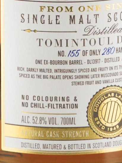 Extra Old Particular Tomintoul 30 Years Old 1989