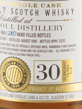 Load image into Gallery viewer, Extra Old Particular Tomintoul 30 Years Old 1989