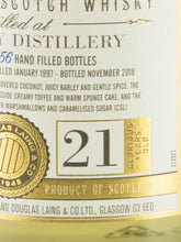 Load image into Gallery viewer, Extra Old Particular Glen Spey 21 Years Old 1997