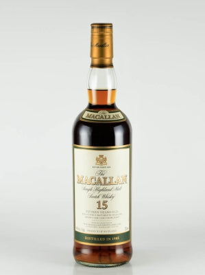 Macallan 15 Years Old 1985 Old Bottle