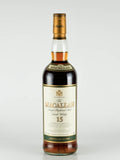 Macallan 15 Years Old 1985 Old Bottle