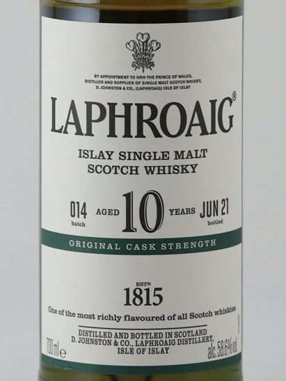 Laphroaig 10 Year Cask Strength Batch 14 58.6%