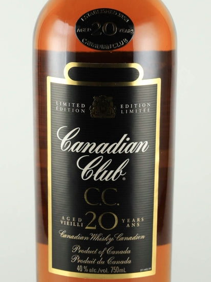 Canadian Club 20 Years Old Black Label