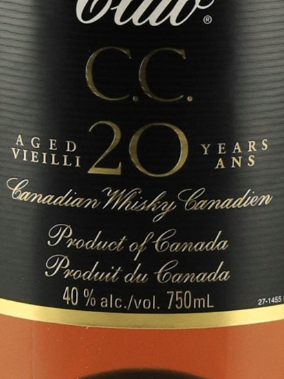 Canadian Club 20 Years Old Black Label