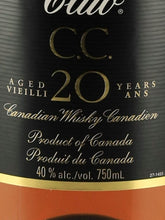 Load image into Gallery viewer, Canadian Club 20 Years Old Black Label