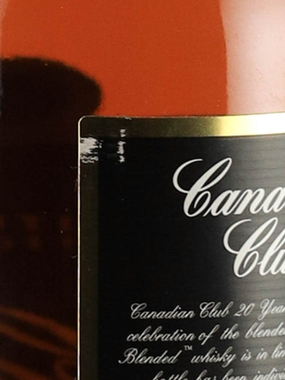 Canadian Club 20 Years Old Black Label