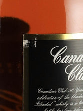 Load image into Gallery viewer, Canadian Club 20 Years Old Black Label
