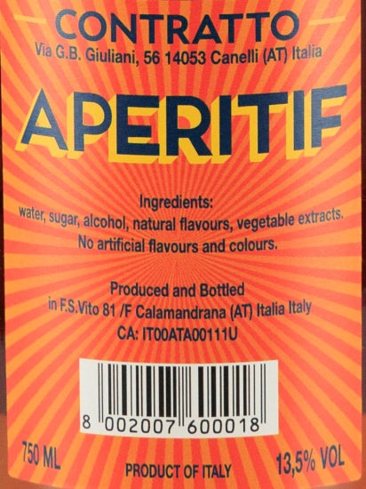 Contratt Aperitif