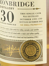 Load image into Gallery viewer, Old Particular Cameronbrideg 30 Years Old 1991