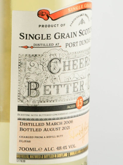 Old Particular Cheers to Better Days Port Dundas 15 Years Old 2006