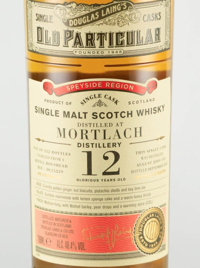 Old Particular Mortlach 12 Years Old 2009