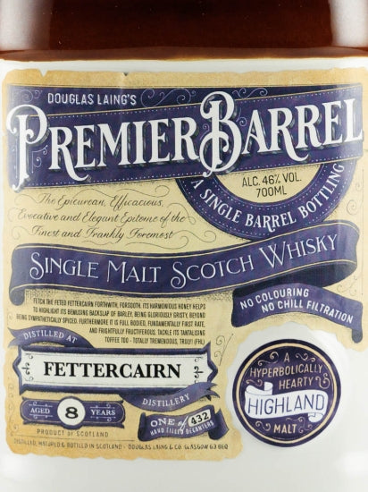 Premier Barrel Fettercairn 8 Years Old