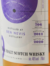 Load image into Gallery viewer, Hepburn's Choice Ben Nevis 9 Years Old 2011