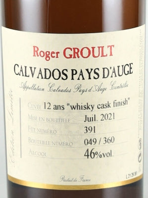Roger Groult 12 Years Old Whiskey Finish
