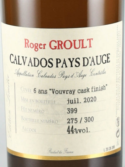 Roger Groult 6 Years Old Vouvray Finish