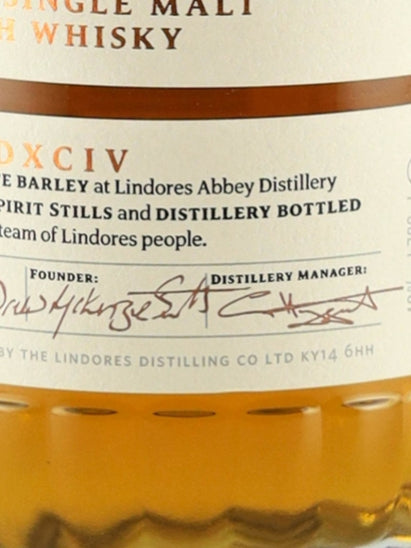 Lindores Single Malt MCDXCIV