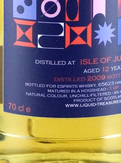 Liquid Treasures Isle of Jura 12 Years Old 2009