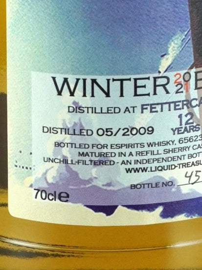 Liquid Treasures Fettercairn 12 Years Old 2009