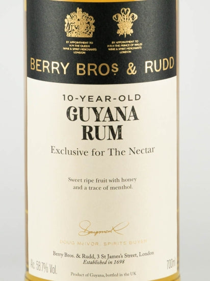 BB&R Guyana Rum 10 Years Old 2010
