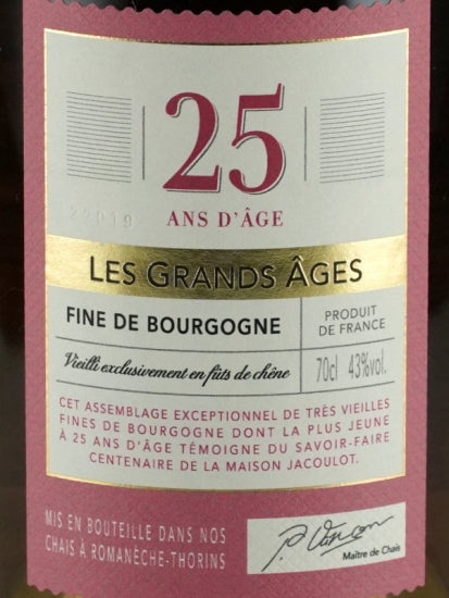 Jacoulot Grand Age Fine de Bourgogne 25 Years Old