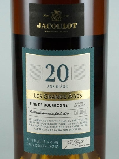 Jacoulot Grand Age Fine de Bourgogne 20 Years Old