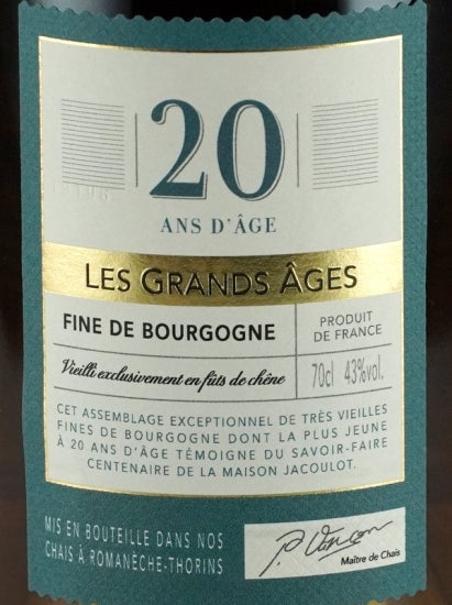 Jacoulot Grand Age Fine de Bourgogne 20 Years Old