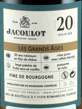 Load image into Gallery viewer, Jacoulot Grand Age Fine de Bourgogne 20 Years Old