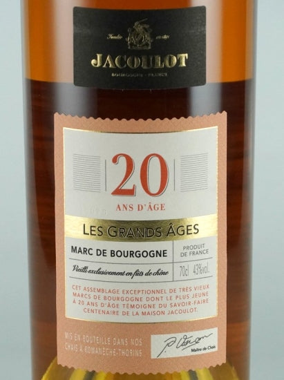 Jacoulot Grand Age Marc de Bourgogne 20 Years Old