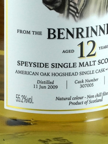 Ault Goonsy's Malt Benrinnes 12 Years Old 2009 55.2%