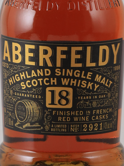 Aberfeldy 18 Years Old Cort Rotie Cask Finish