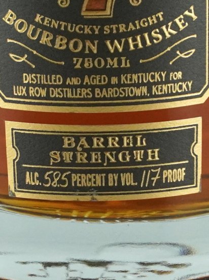 Old Ezra 7 Year Barrel Strength 58.5% [Parallel Import] (Defective label)
