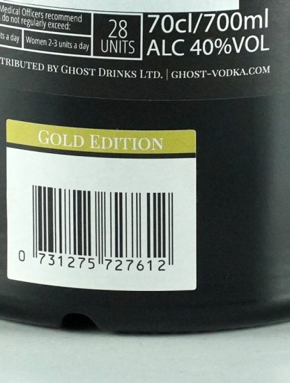 Ghost Vodka Gold Edition