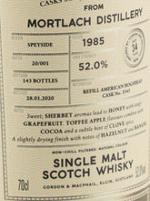 Load image into Gallery viewer, Connoisseur's Choice Cask Strength Mortlach 34 Years Old 1985